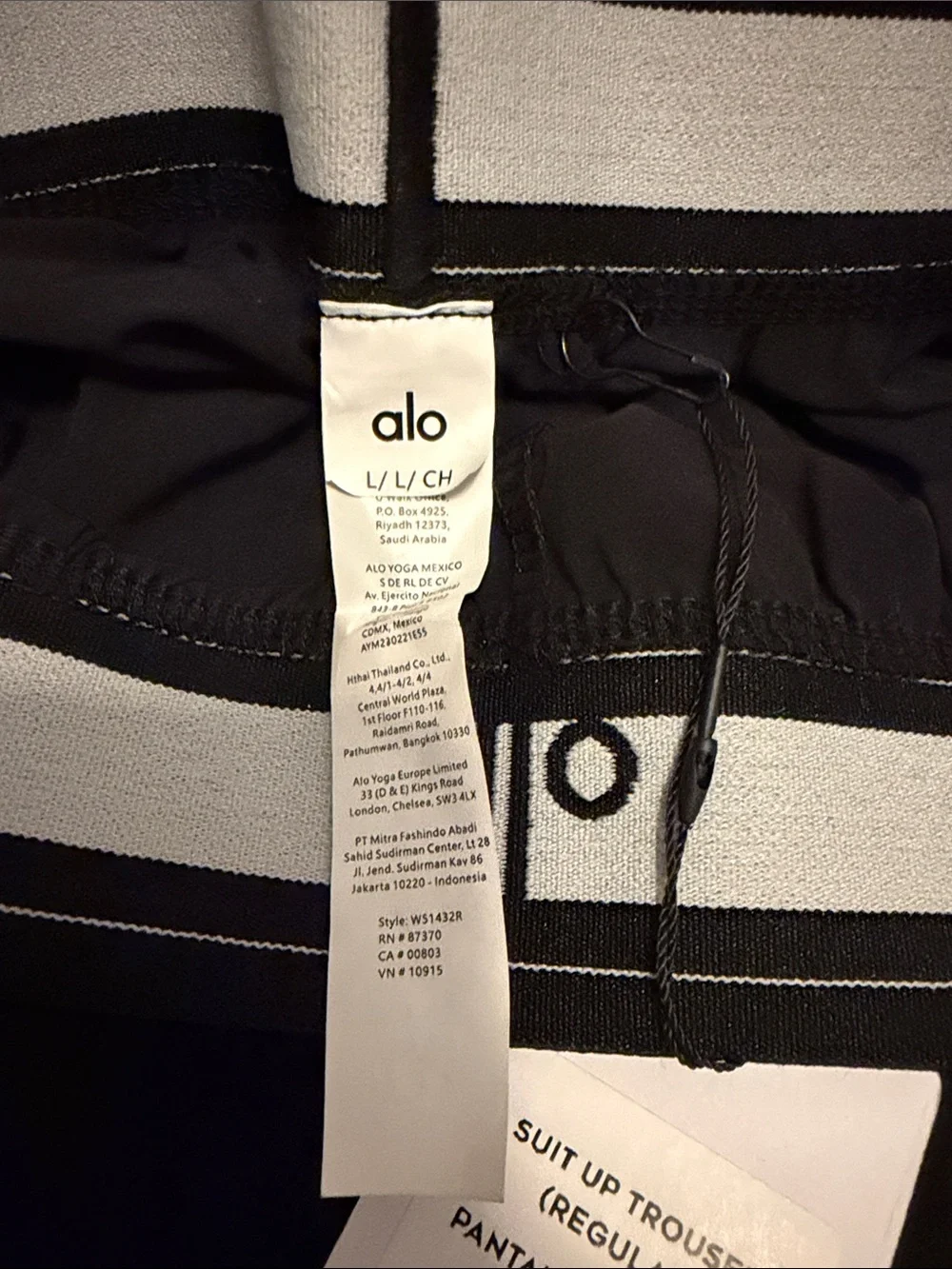 ALO Suit Up Trousers (Regular) NWT